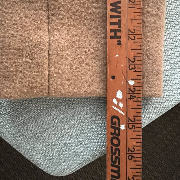 J CREW FACTORY COLOR BLOCK WOOL BLEND COAT SIZE 10 - Picture 8 of 9